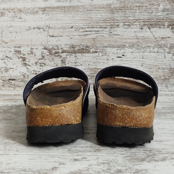 Sz 36 Birkenstock Hawaii Beach Print Slide Sandal - Picture 12 of 14